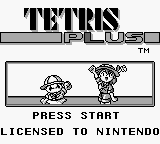 Tetris Plus (USA, Europe) Title Screen